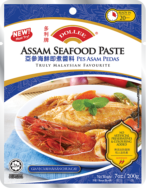 Dollee Assam Seafood Paste (Buy 4 Get 1 Free Promo Pack)