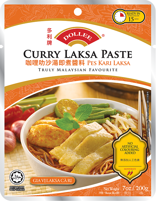 Dollee Curry Laksa Paste (Buy 4 Get 1 Free Promo Pack)