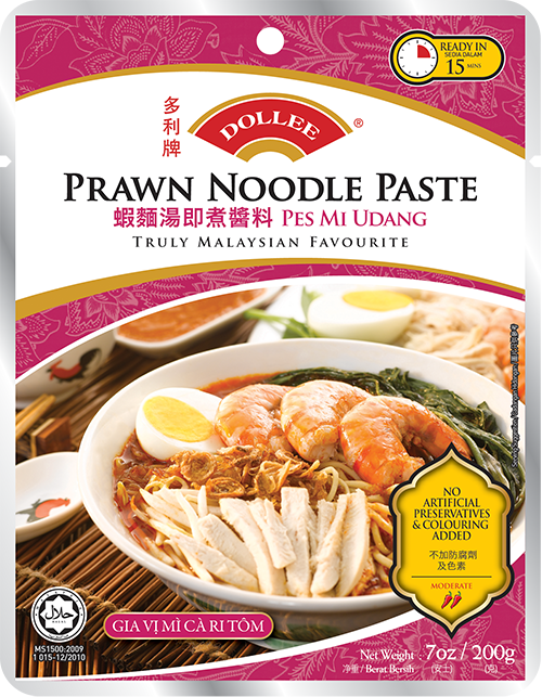 Dollee Prawn Noodle Paste - (Buy 4 Get 1 Free Promo Pack)
