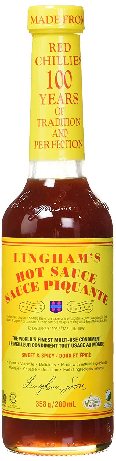 Lingham's HOT SAUCE Original, 12.6 Ounce