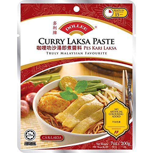 Dollee Malaysian Curry Laksa Paste - 7 oz