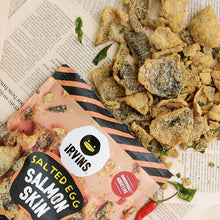 Load image into Gallery viewer, IRVINS Salted Egg Salmon Skin Chips (3.7 oz - 105g)
